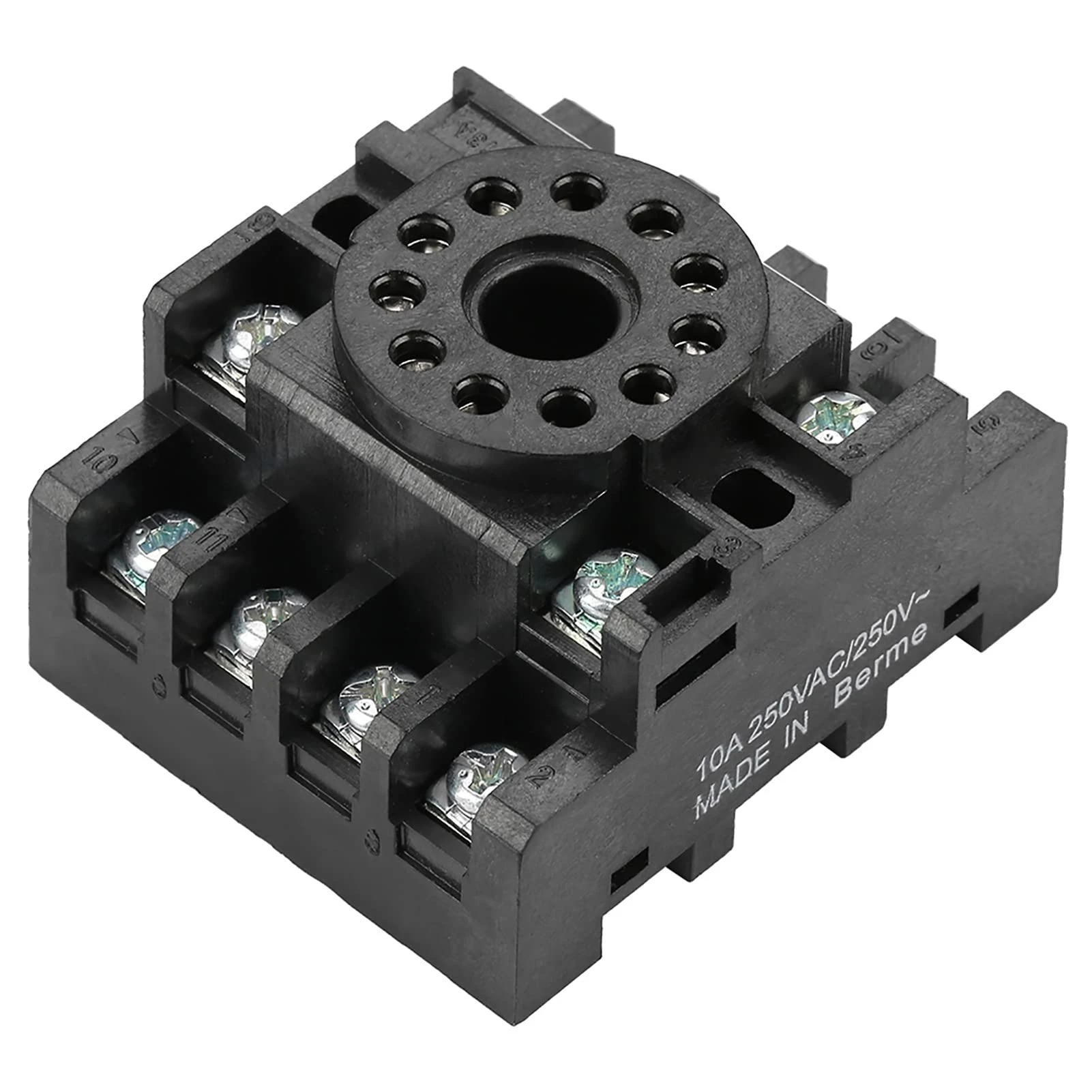 11-pin relay socket base