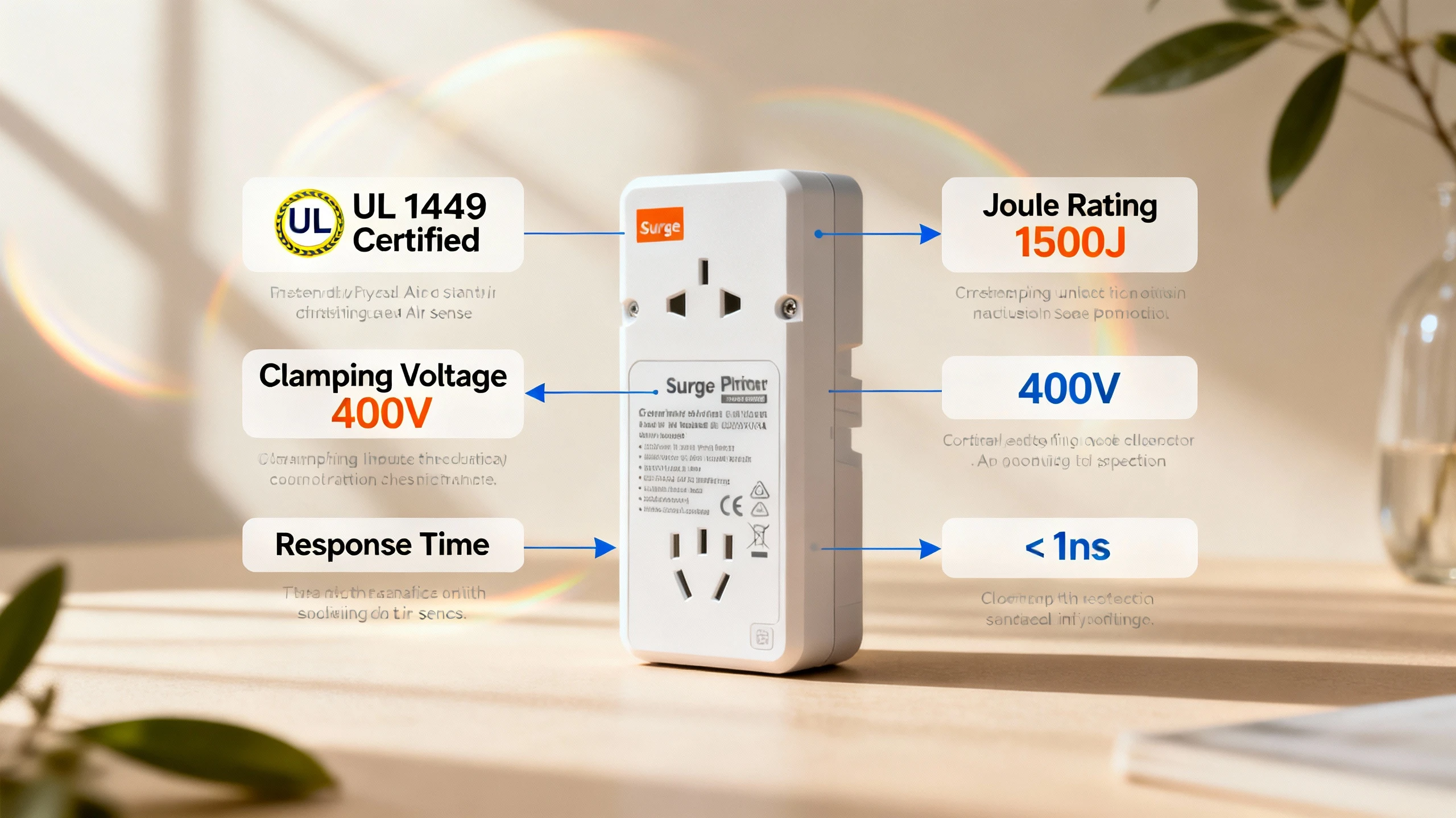 Key specifications to look for when identifying a real surge protector