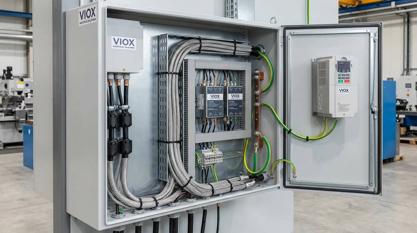 Instalação de mitigação de EMI adequada para unidades de disparo MCCB eletrónicas - VIOX Electric