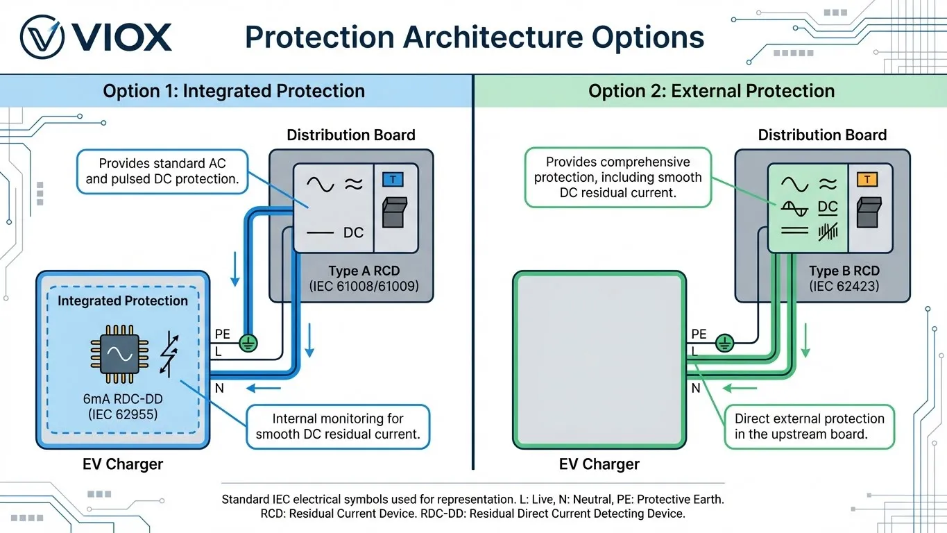 EV 충전기 보호 가이드: B형 RCD 대 RDC-DD (IEC 62955) | VIOX