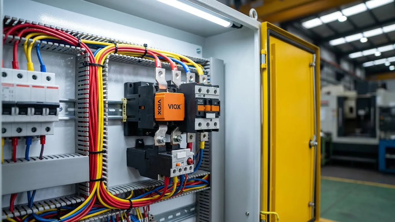 VIOX AC Contactor in Industrial Motor Control Center