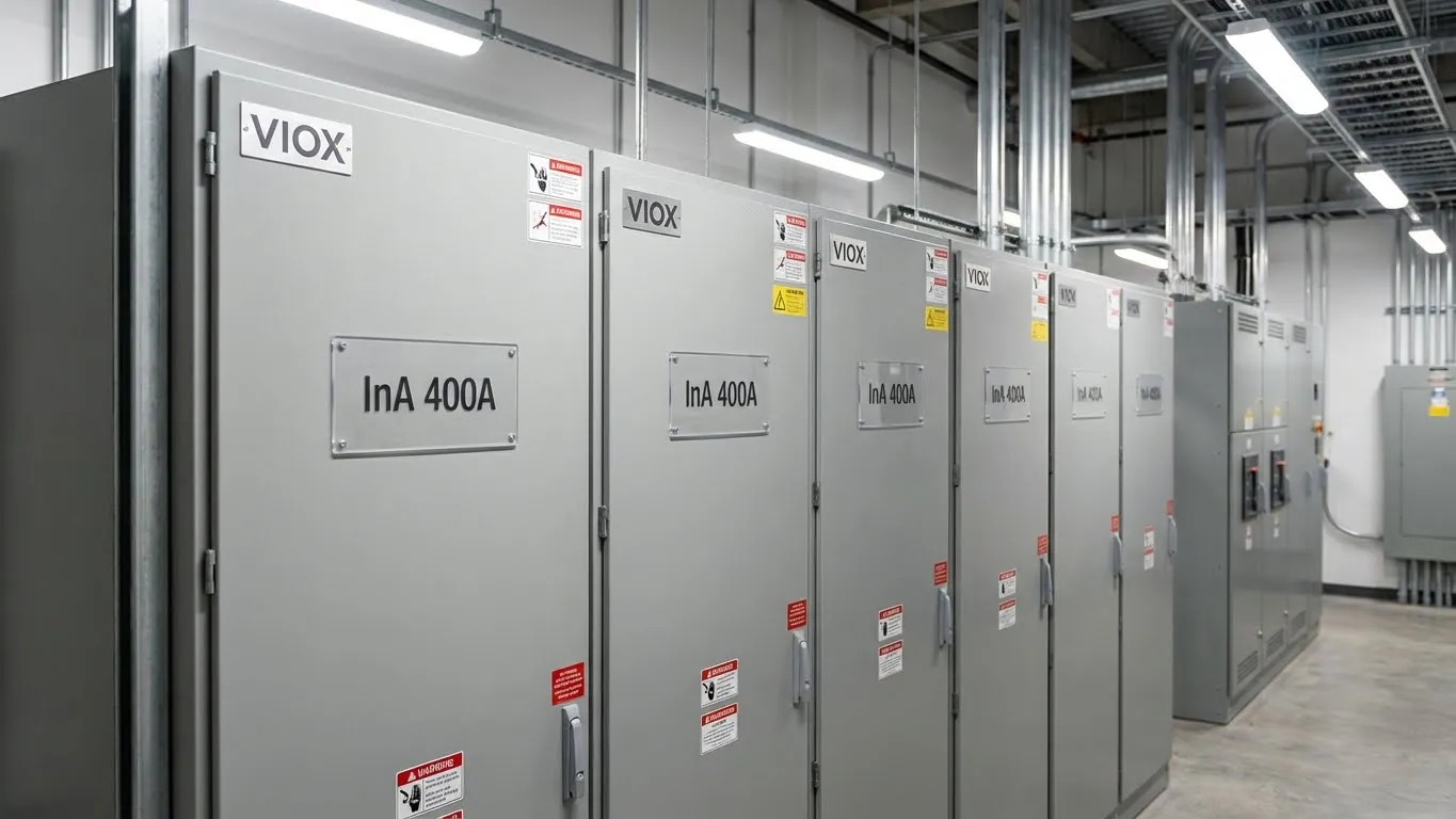 Instalación fotorrealista de aparamenta industrial InA 400A