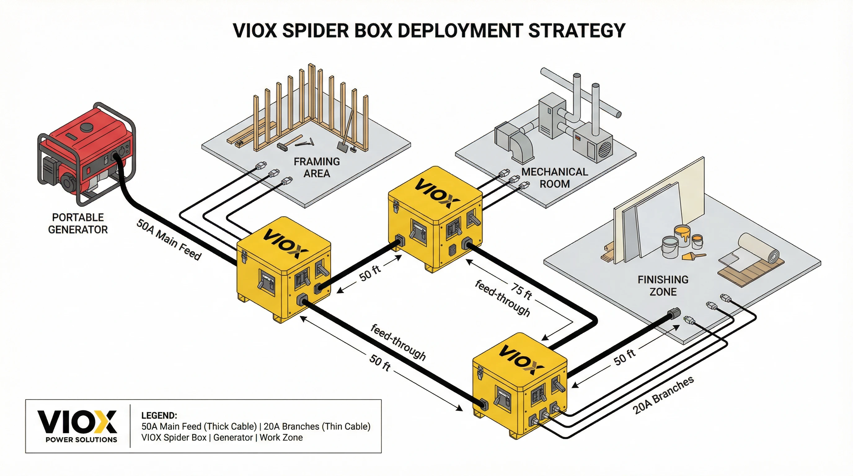 DIN Rail Junction Boîte, 690V 125A Boîte De Distribution Haute Tension Jonction D'alimentation Du Bloc D'alimentation Et Boîte De Distribution De