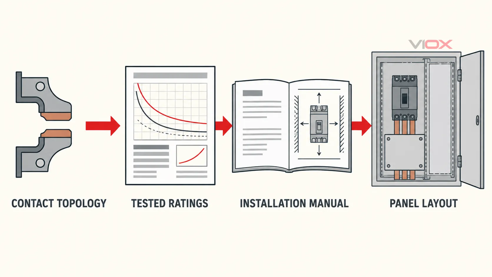 MCCB verification pathway from contact topology to tested ratings installation instructions and panel layout