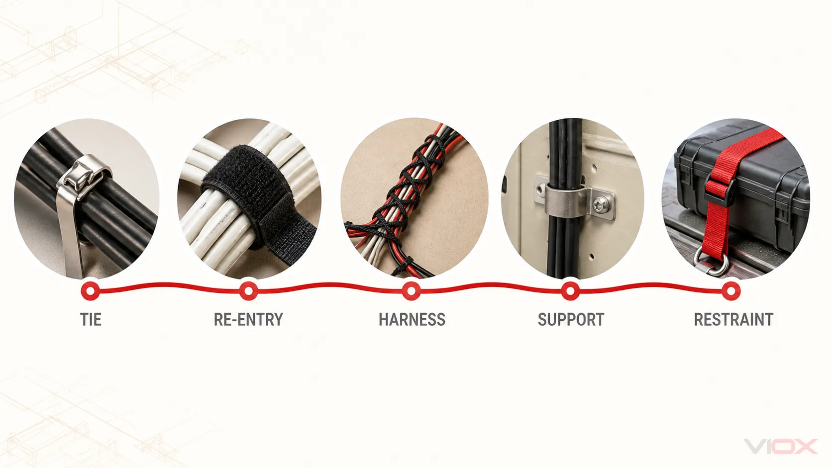 Decision matrix for selecting a zip tie alternative by function and evidence