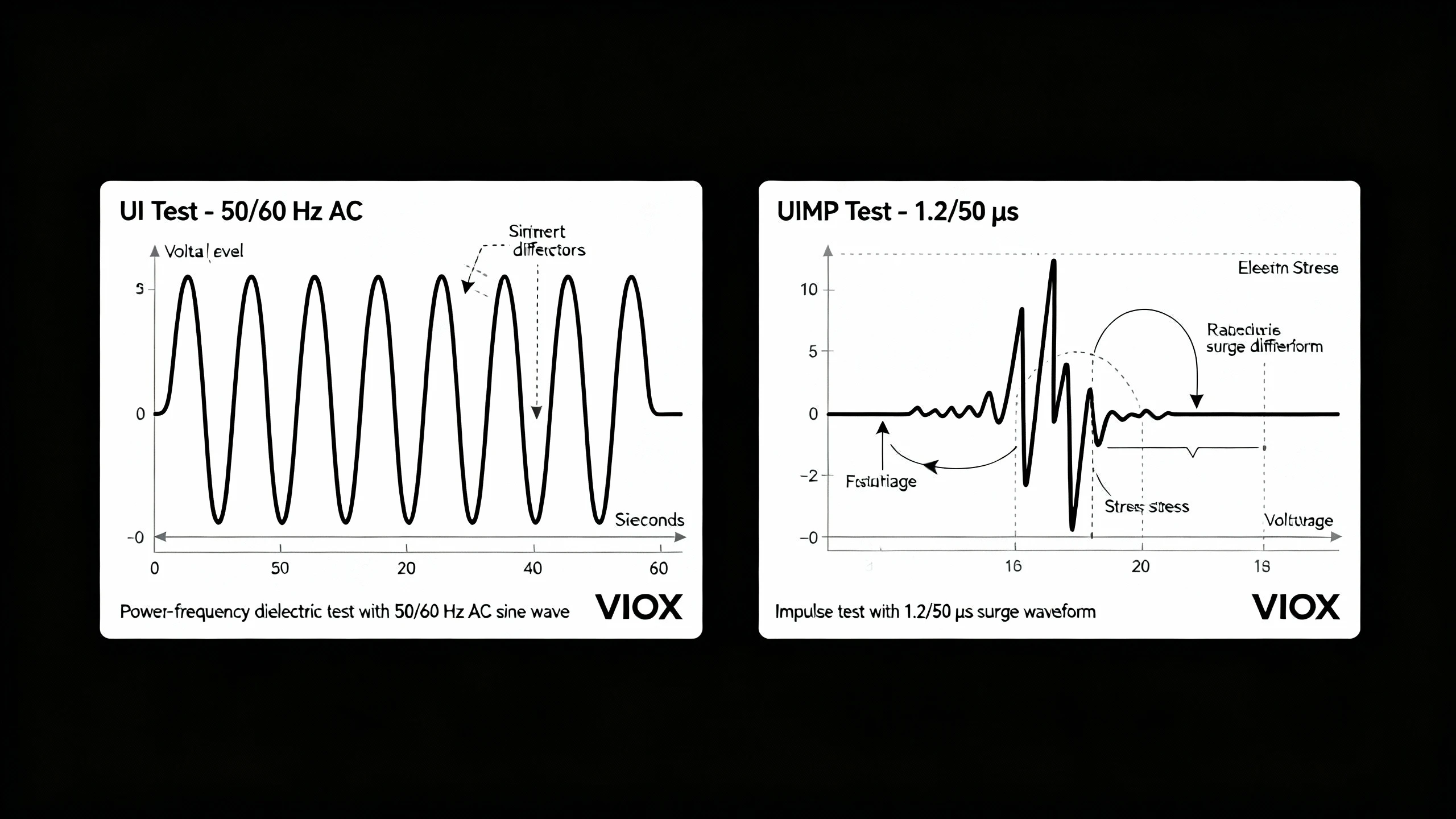 Ui بمقابلہ Uimp ٹیسٹنگ کا موازنہ جو مختلف ٹیسٹ کے طریقے اور ویوفارم دکھا رہا ہے