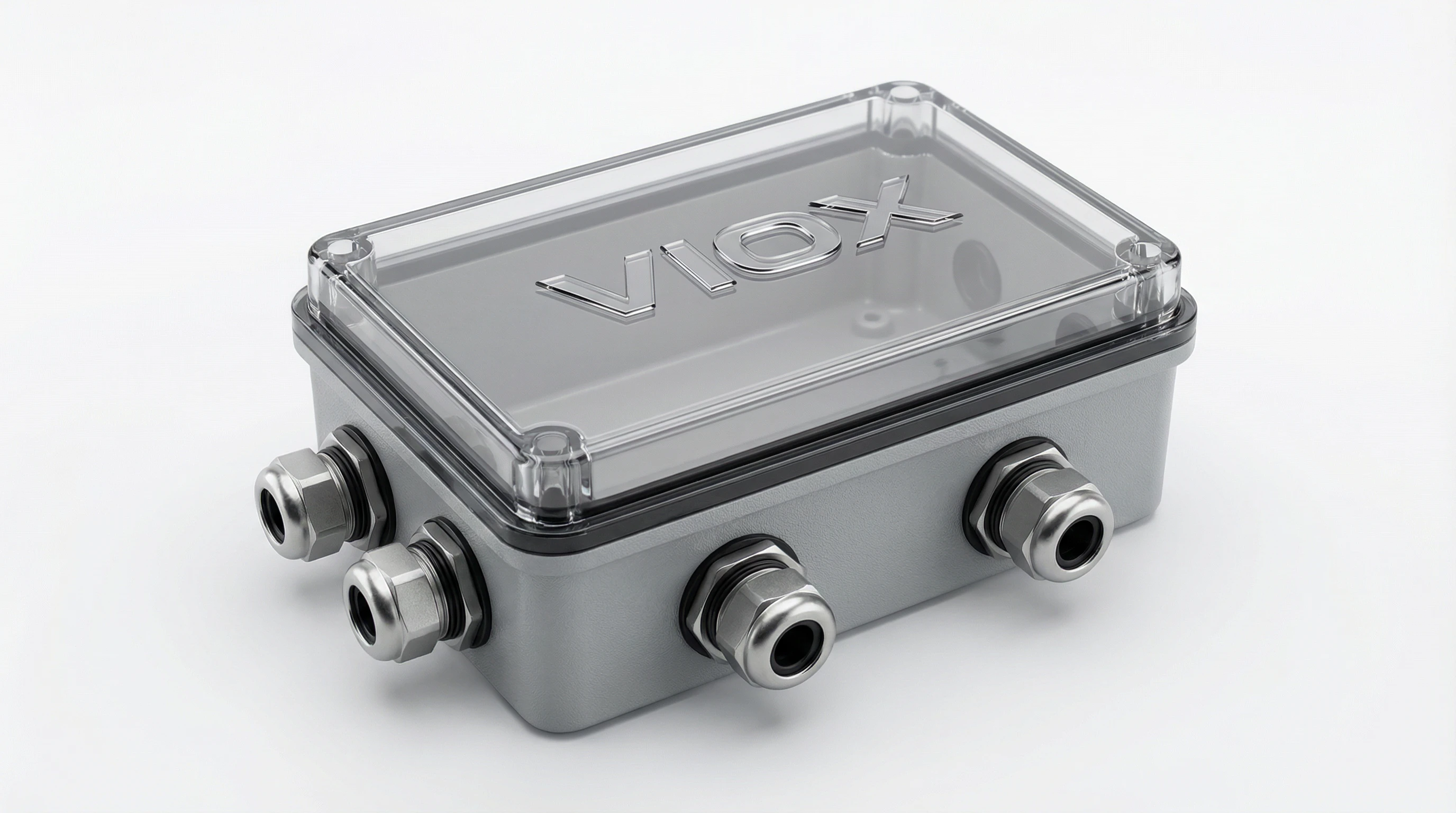 VIOX IP68 waterproof junction box with polycarbonate enclosure